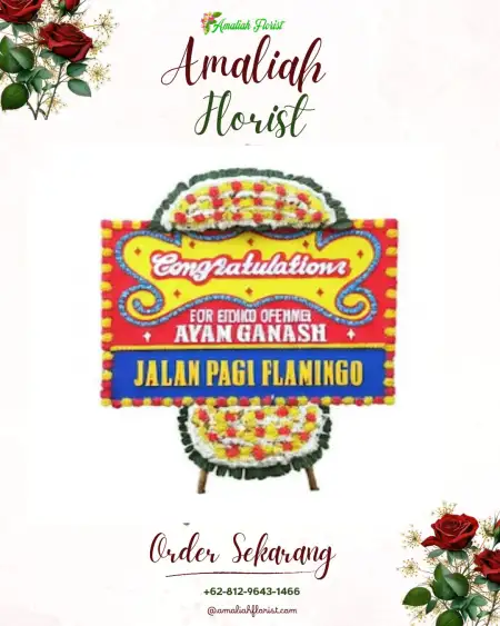Sewa Papan Bunga Pagung